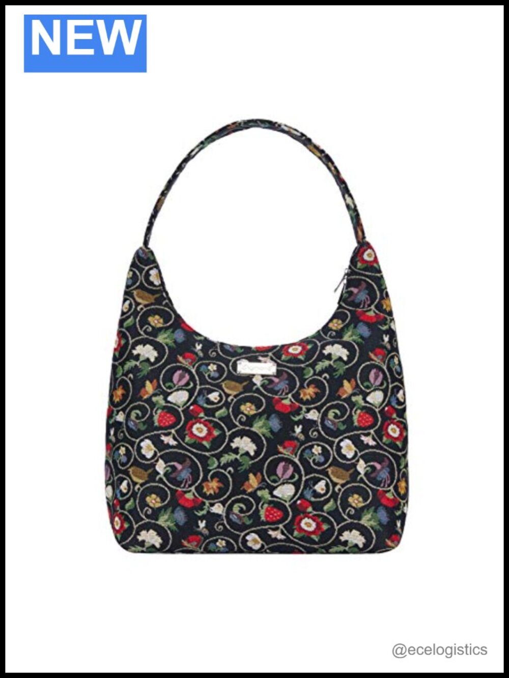 Woven Tapestry Hobo Shoulder Bag Slouch Purse Women